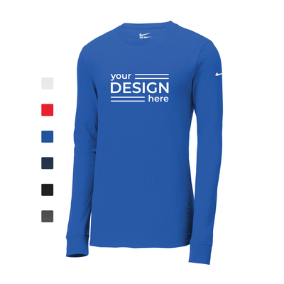 Nike Dri-FIT Cotton/Poly Long Sleeve Tee