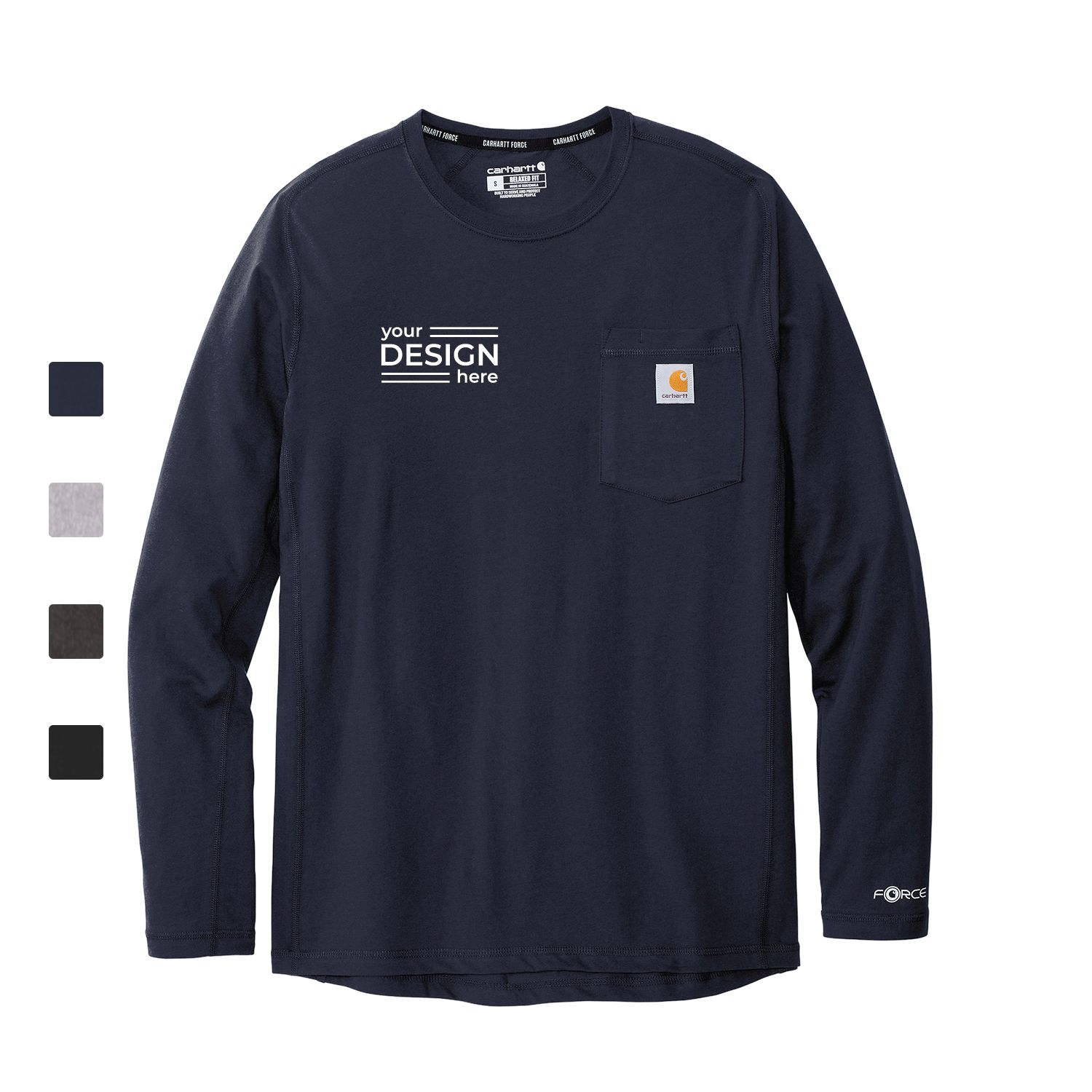 Carhartt Force Long Sleeve Pocket T-Shirt
