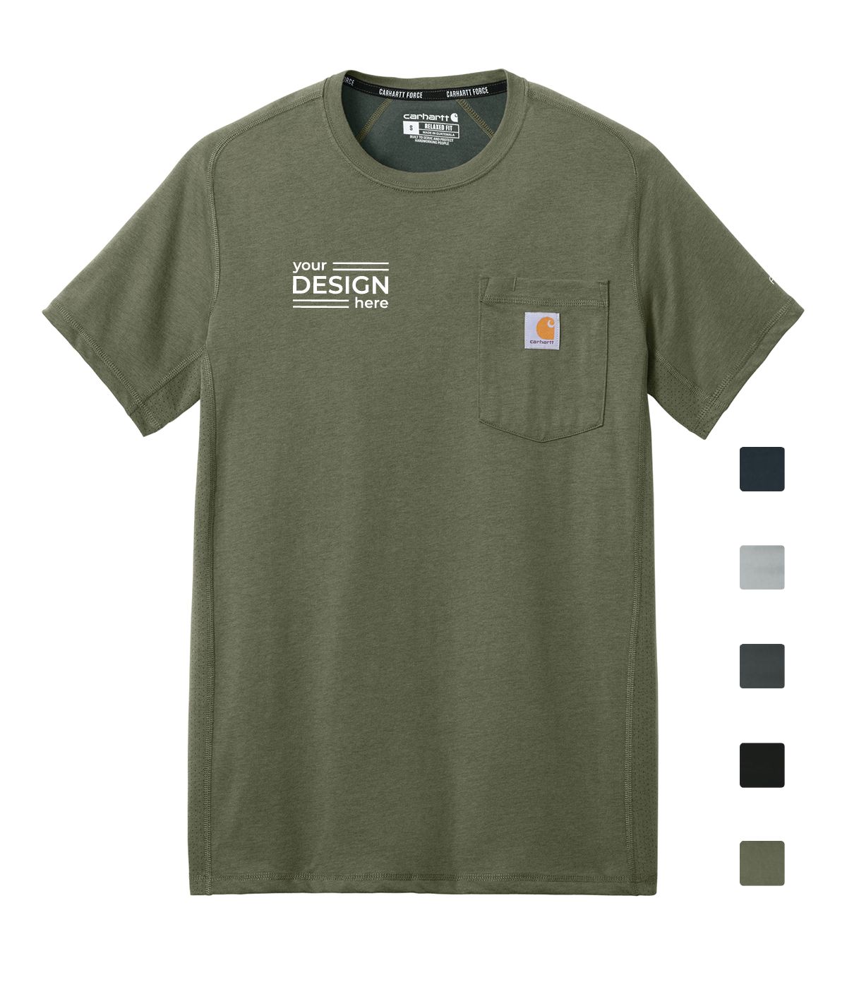 Carhartt Force Short Sleeve Pocket T-Shirt