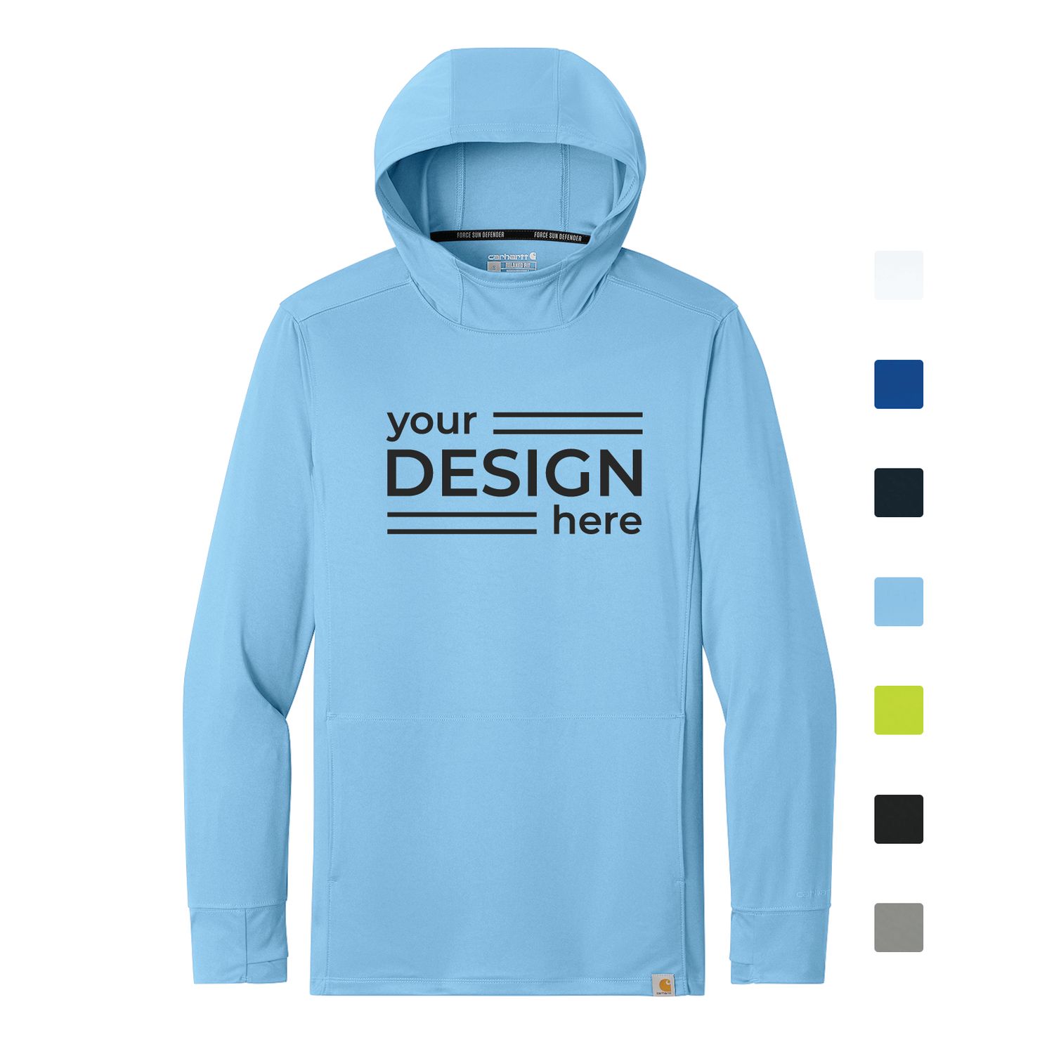 Carhartt Force Sun Defender Long Sleeve Hooded T-Shirt