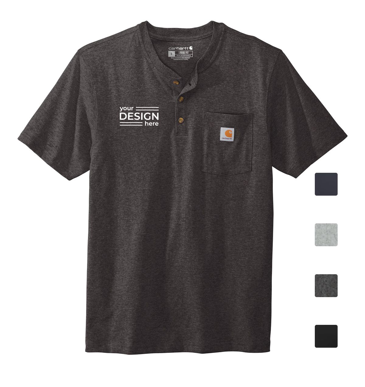 Carhartt Short Sleeve Henley T-Shirt