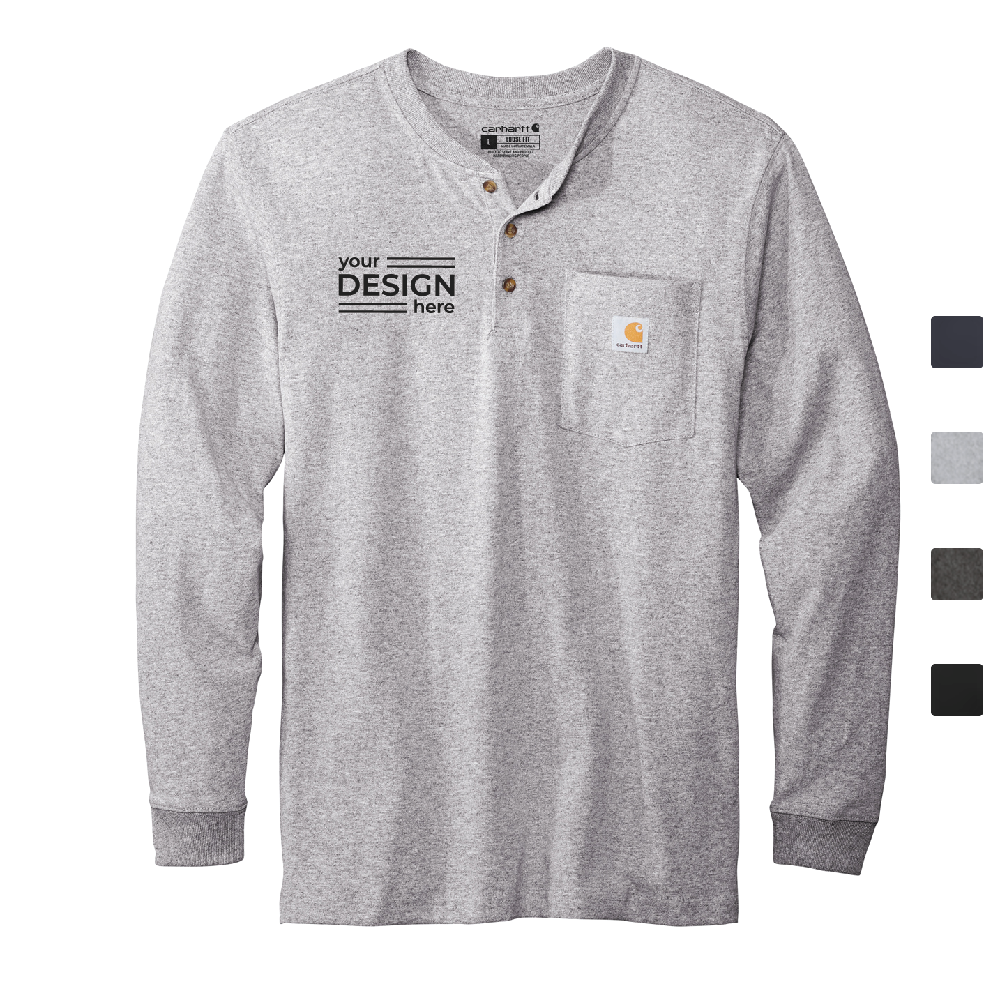 Carhartt Long Sleeve Henley T-Shirt