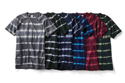 Port &amp; Co Allover Stripe Tie-Dye Tee