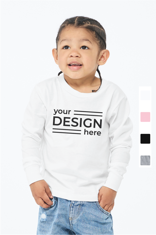 BELLA+CANVAS Toddler Jersey Long Sleeve Tee