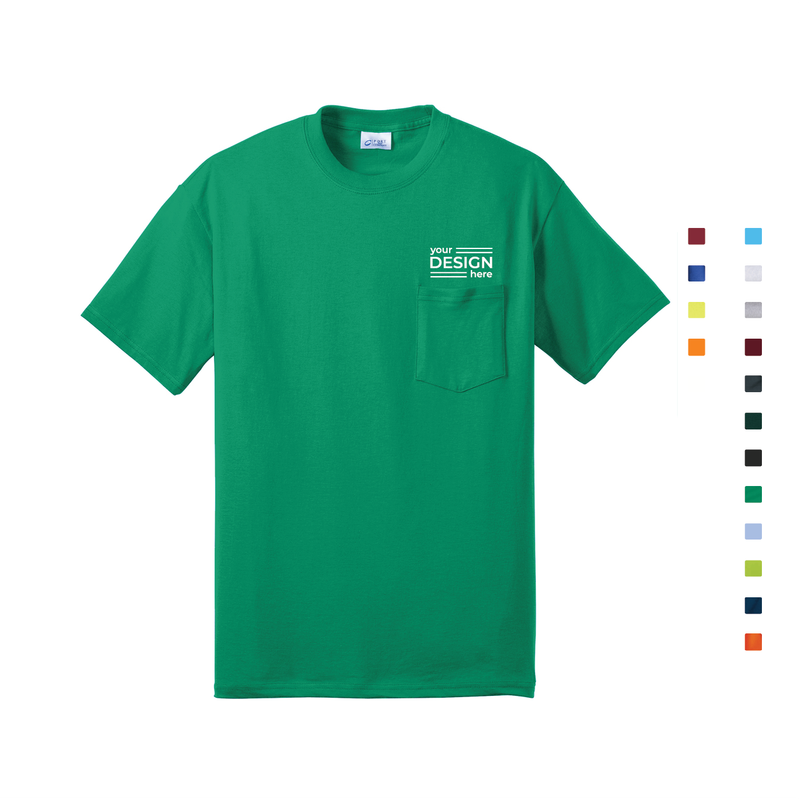 Port &amp; Co Core Blend Pocket Tee - Regular &amp; Tall