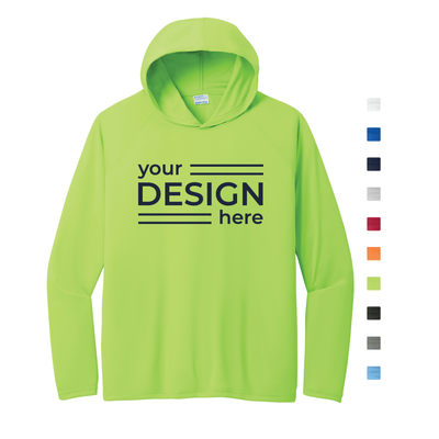 Port &amp; Co Performance Pullover Hooded Tee
