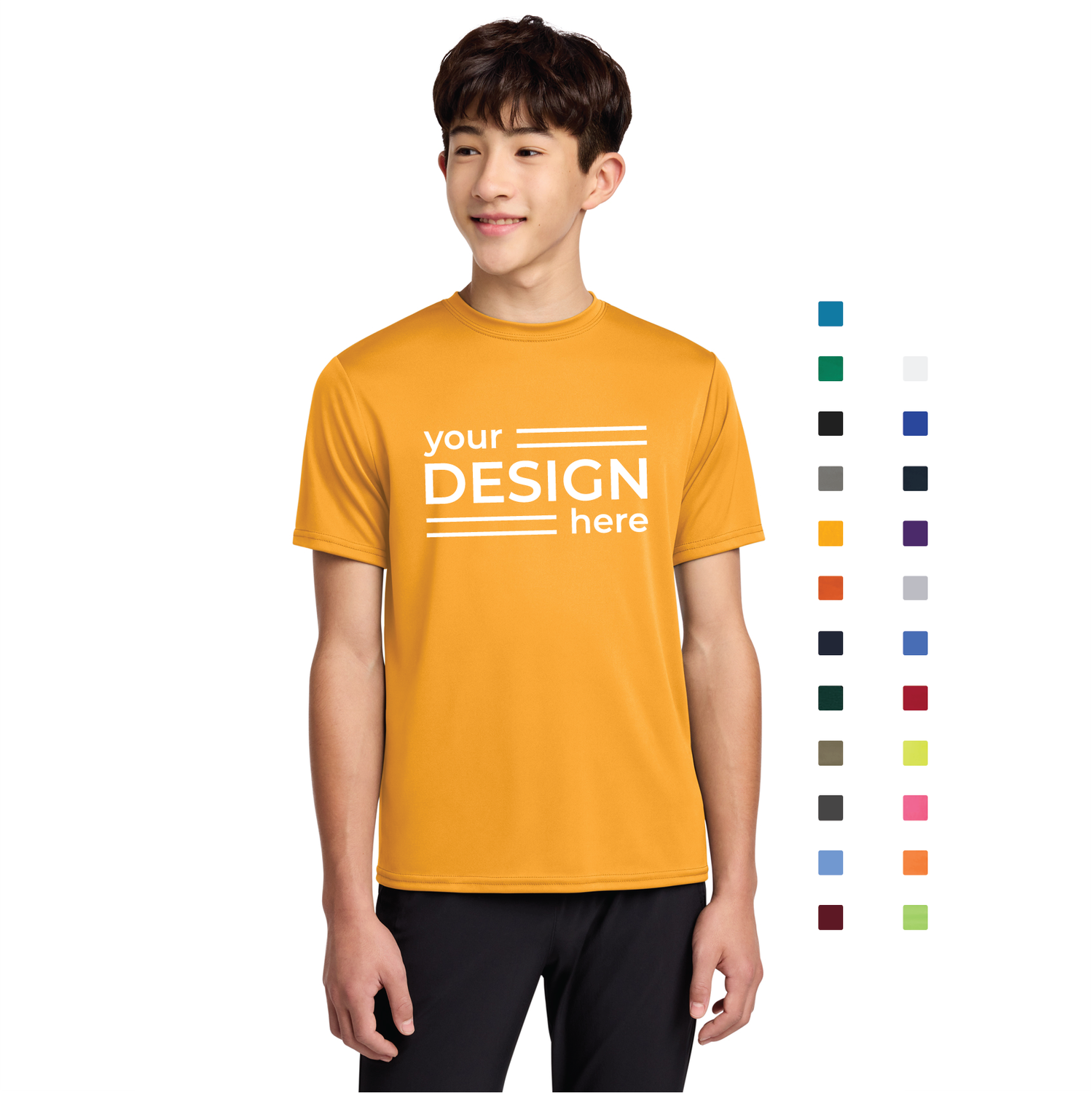 Port &amp; Co Youth Performance Tee