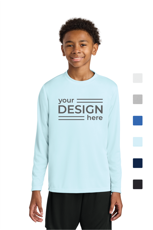 A4 Youth Cooling Performance Long Sleeve Tee