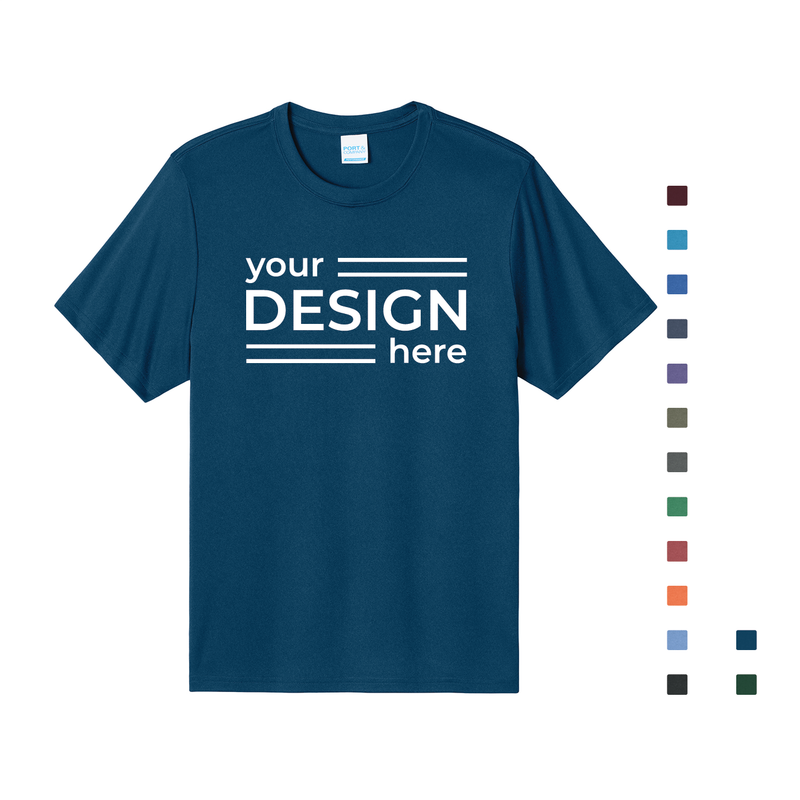 Port &amp; Co Heather Performance Tee