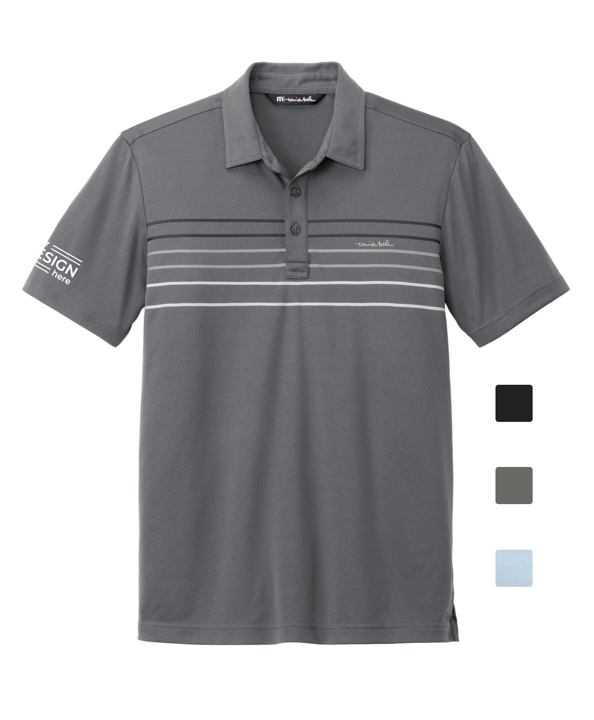 TravisMathew Coto Performance Chest Stripe Polo