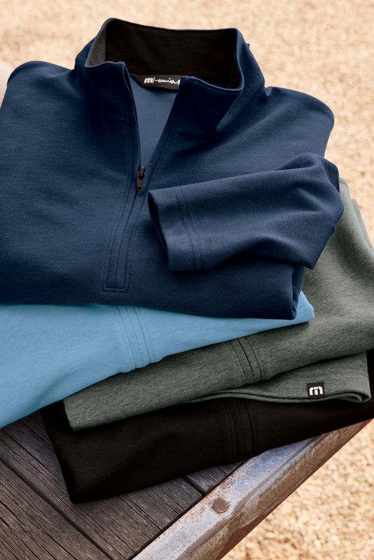 TravisMathew Coveside Men's 1/4-Zip &amp; Ladies 1/2-Zip