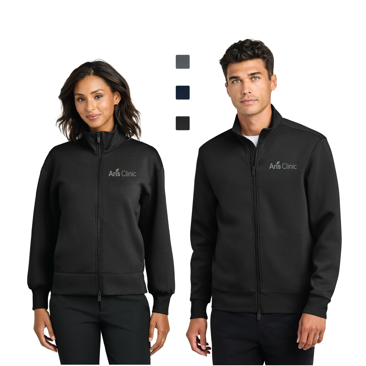Aris Clinic Mercer+Mettle Soft Spacer Full-Zip - Men's &amp; Ladies