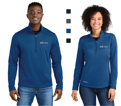 Aris Clinic Eddie Bauer Smooth Mid Layer Fleece 1/2-Zip Jacket