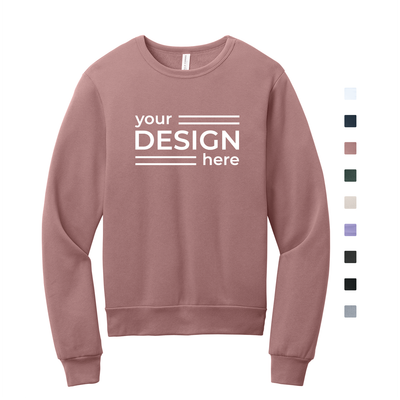 BELLA+CANVAS Unisex Sponge Fleece Classic Crewneck Sweatshirt