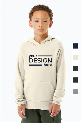 BELLA+CANVAS  Youth Sponge Fleece Pullover Hoodie
