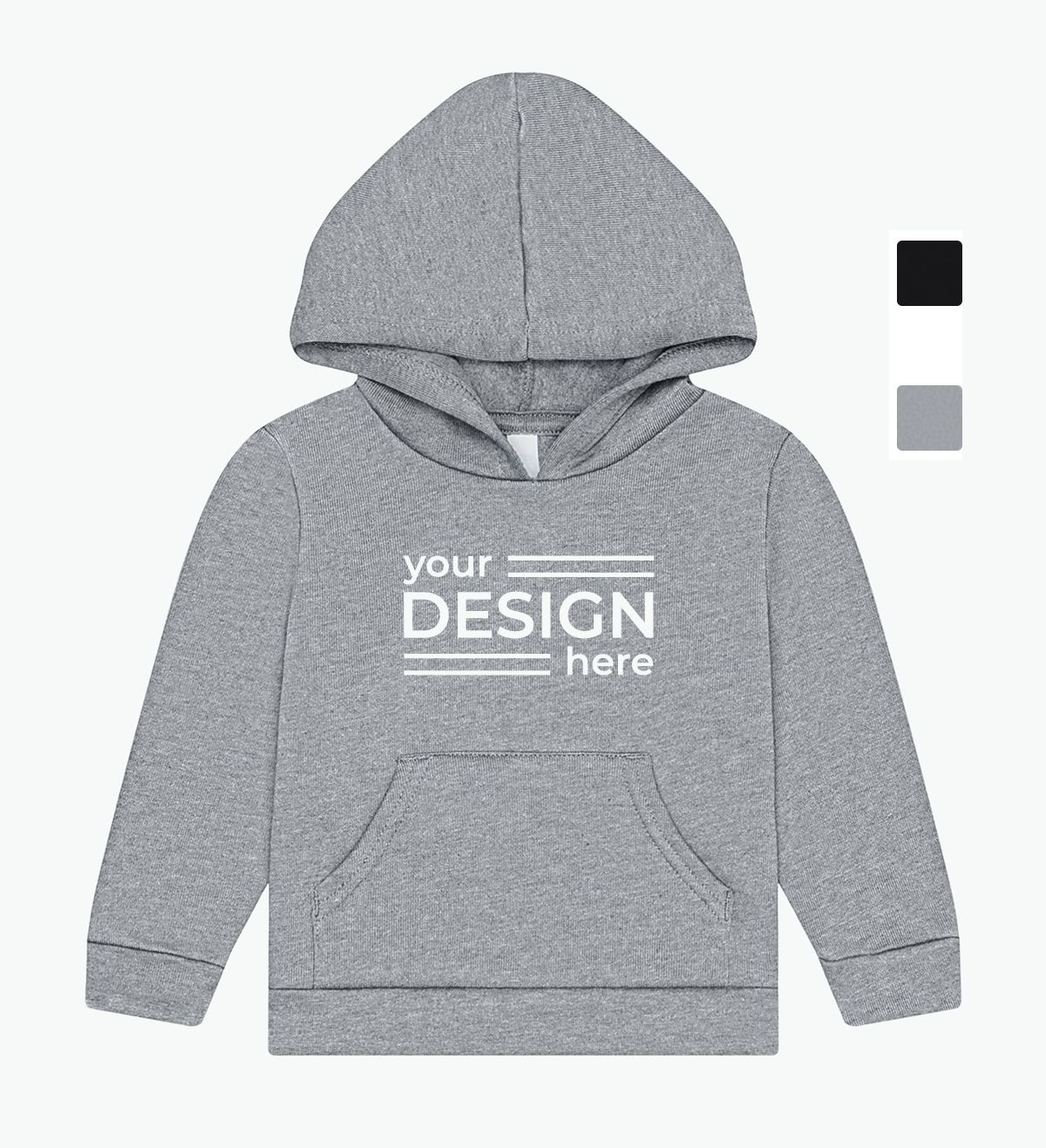 BELLA+CANVAS Toddler Sponge Fleece Hooded Sweatshirt
