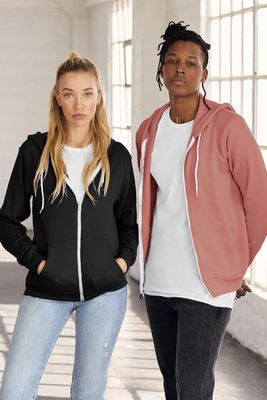 BELLA+CANVAS  Unisex Sponge Fleece Full-Zip Hoodie