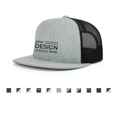 Richardson Acrylic-Wool Blend Flatbill Trucker