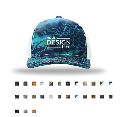 Richardson Printed Five-Panel Trucker