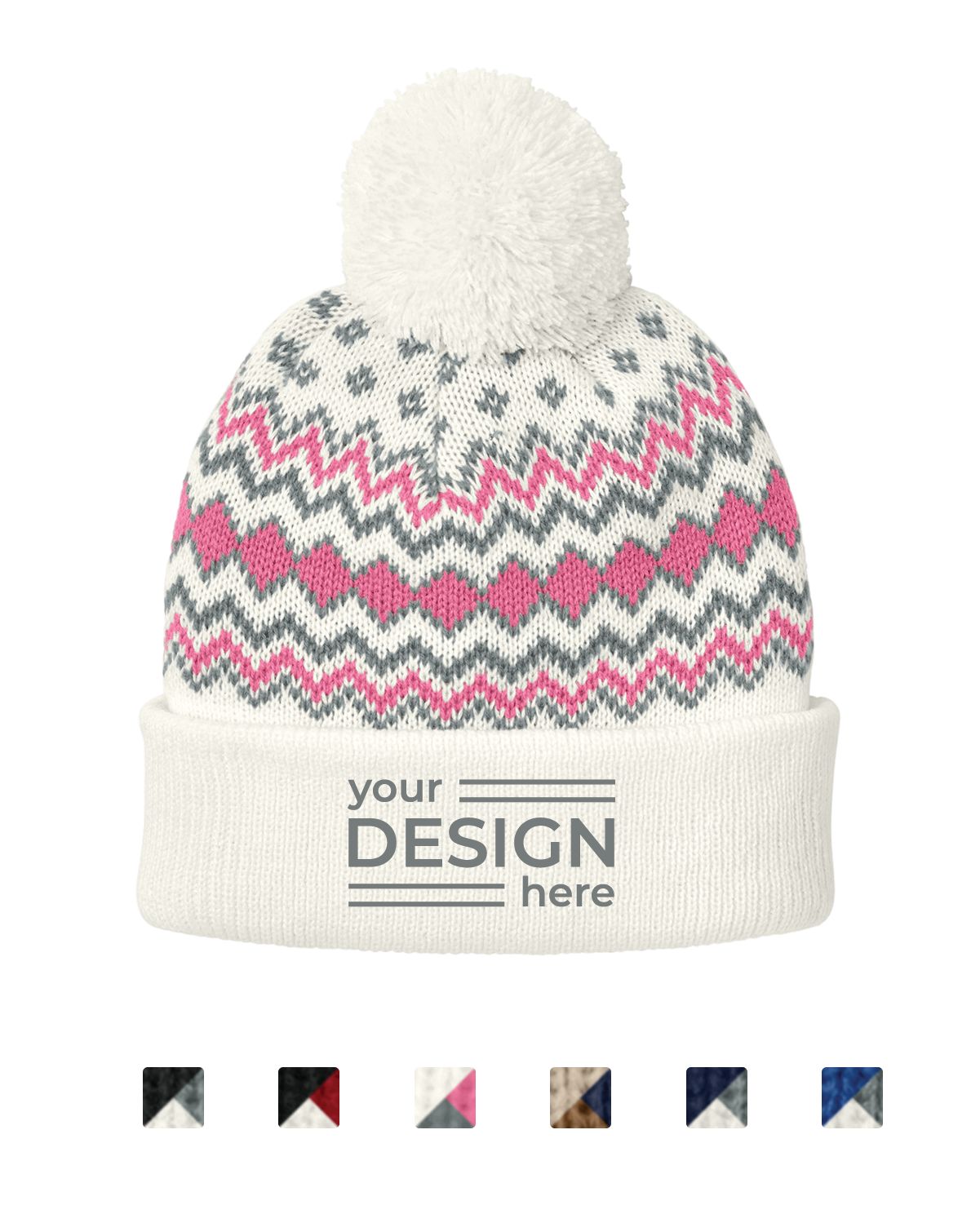 Port Authority Alpine Pom Beanie