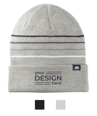 TravisMathew Striped Cuffed Beanie