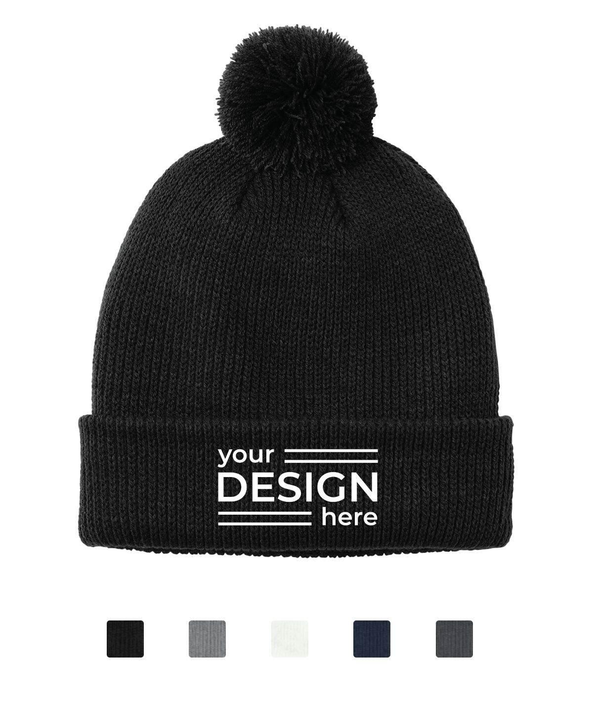 Port Authority Cozy Pom Beanie