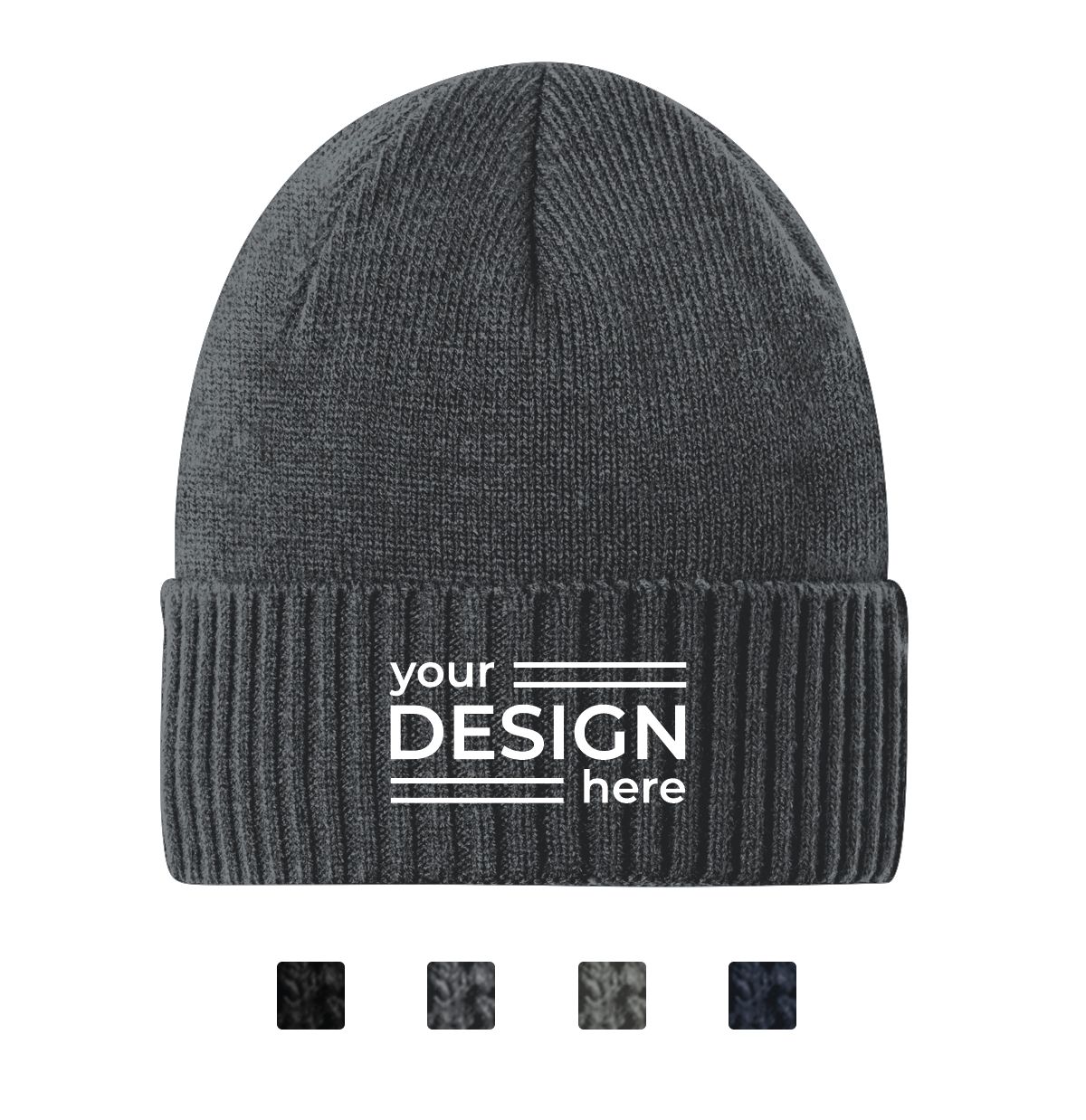 Port Authority Rib Knit Cuff Beanie