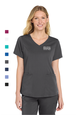 Wink Women's Premiere Flex Mock Wrap Top