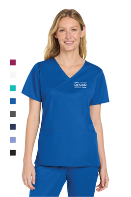 Wink Women's WorkFlex Mock Wrap Top