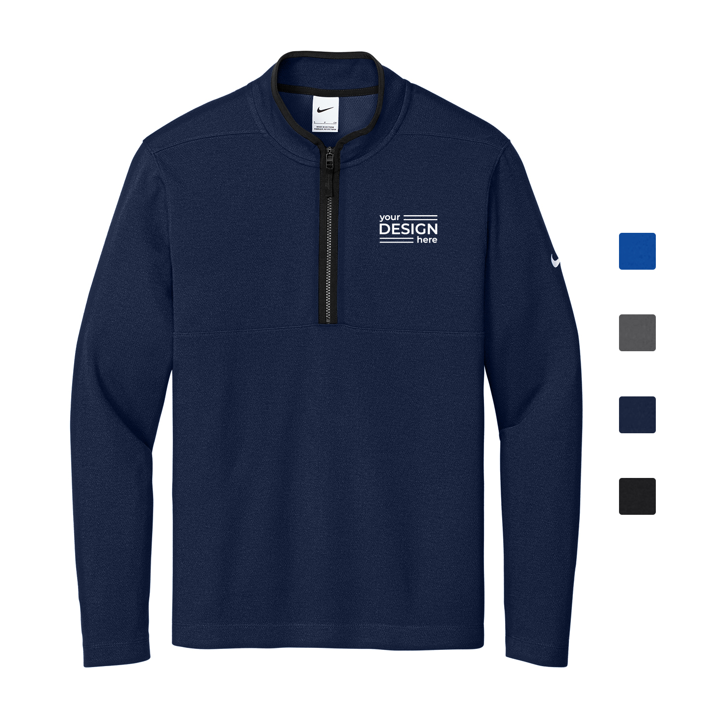 Nike Textured 1/2-Zip Cover-Up