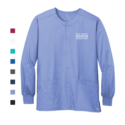 Wink Unisex WorkFlex Snap-Front Scrub Jacket
