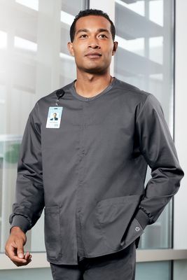 Wink Unisex WorkFlex Snap-Front Scrub Jacket
