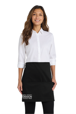 Port Authority Easy Care Half Bistro Apron with Stain Release