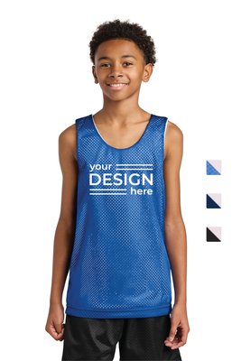 A4 Sprint Youth Reversible Mesh Tank