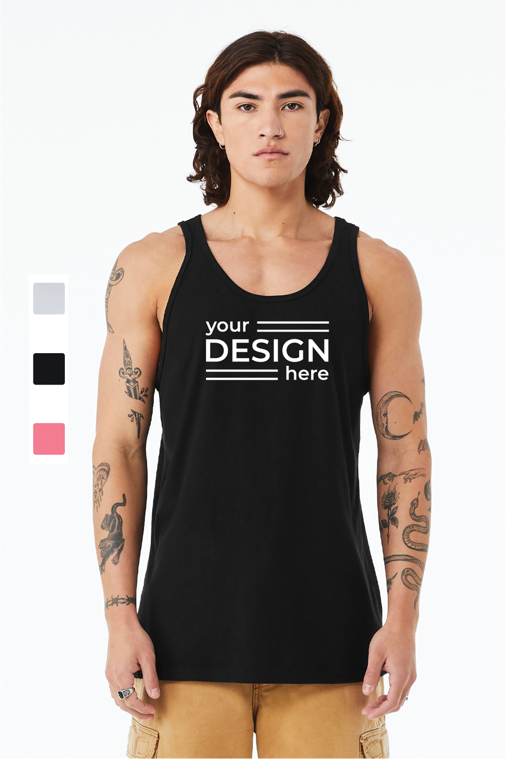 BELLA+CANVAS Unisex Heather CVC Tank