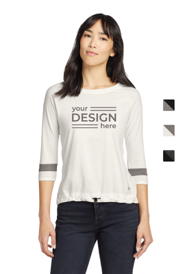 New Era  Women's Tri-Blend 3/4-Sleeve Tee
