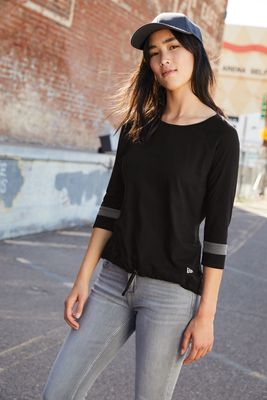 New Era  Women's Tri-Blend 3/4-Sleeve Tee