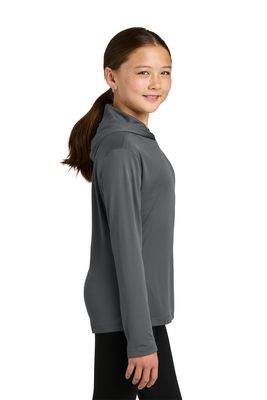 Sport-Tek Youth Posi-UV Pro Long Sleeve Hoodie