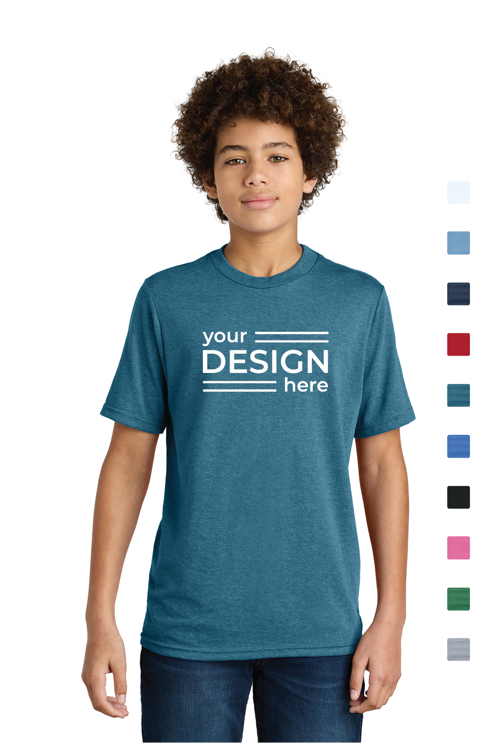 Port &amp; Co Youth CVC Tee