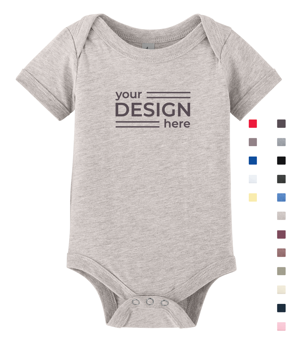 BELLA+CANVAS Infant Jersey Short Sleeve One Piece