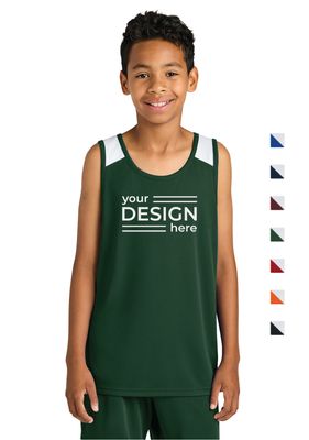 Sport-Tek Youth Club Track Tank