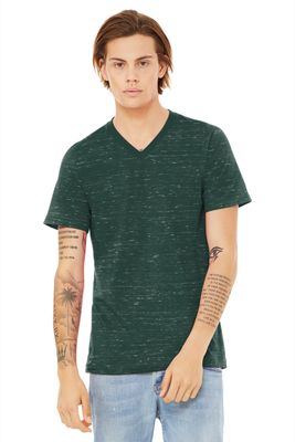 BELLA+CANVAS Unisex Textured Jersey V-Neck Tee