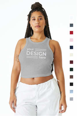 BELLA+CANVAS Women's Micro Rib Racer Tank