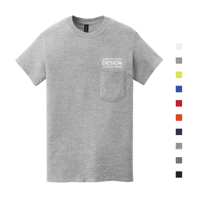 Gildan  Heavy Cotton  100% Cotton Pocket T-Shirt