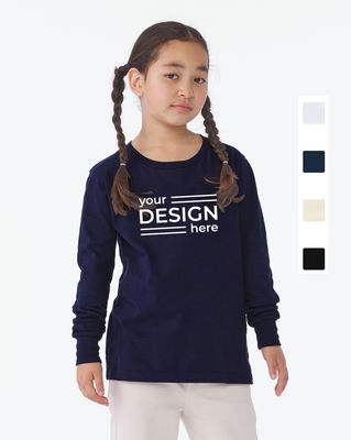 BELLA+CANVAS Youth Jersey Long Sleeve Tee