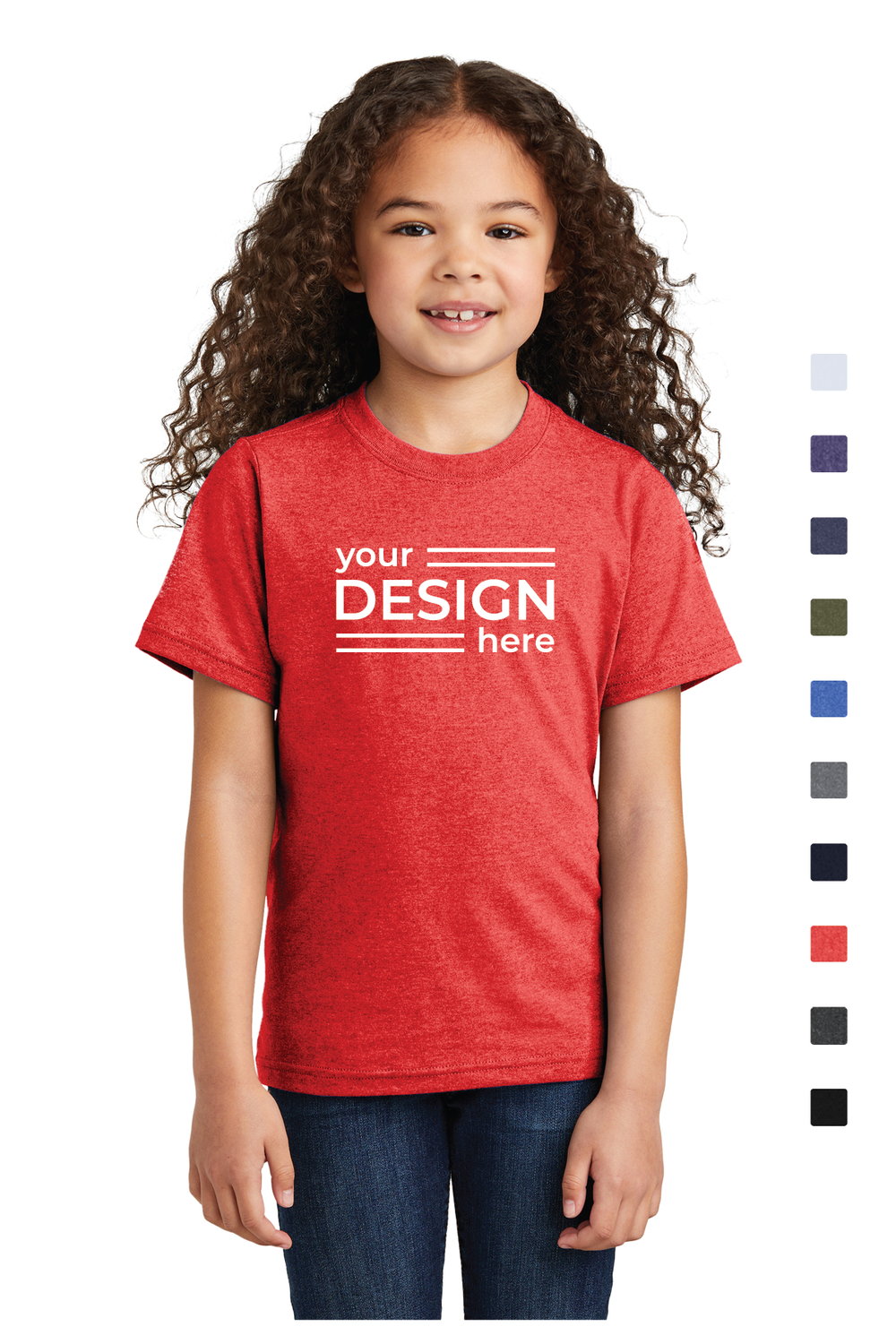 Port &amp; Co Youth Tri-Blend Tee
