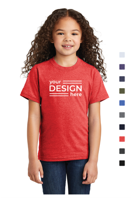 Port &amp; Co Youth Tri-Blend Tee