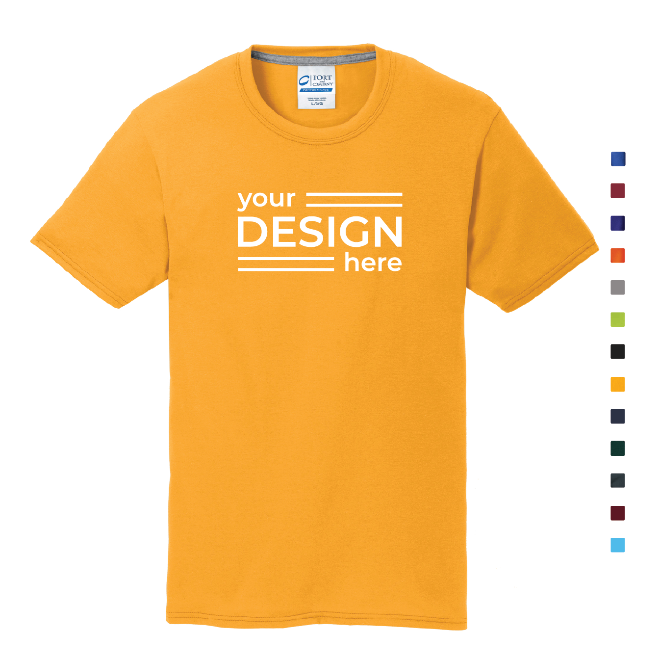 Port &amp; Co Performance Blend Tee