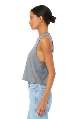 BELLA+CANVAS  Women's Racerback Cropped Tank