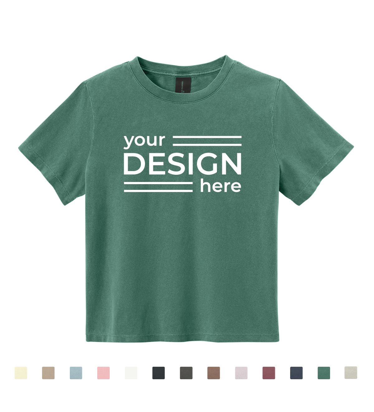BELLA+CANVAS Women's Heavyweight Garment-Dyed Tee